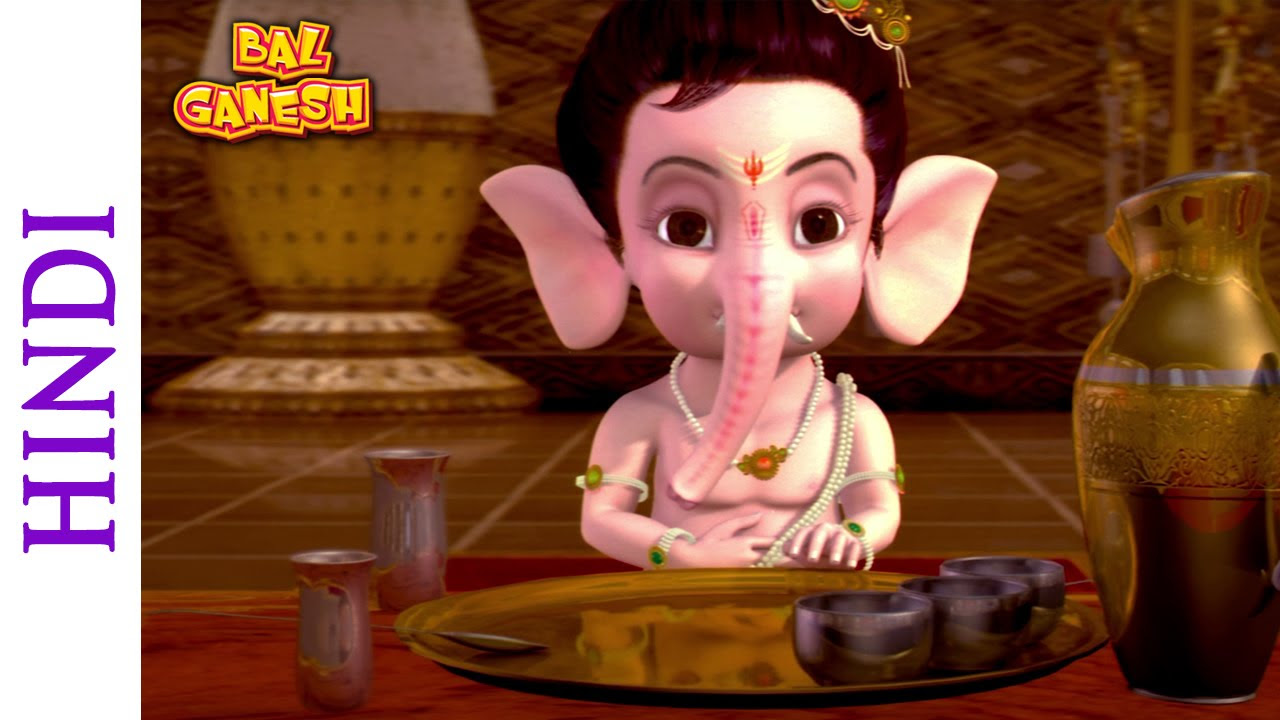 Bal Ganesh   GaneshTeaches Kuber A Lesson   Famous Children Cartoon Movies