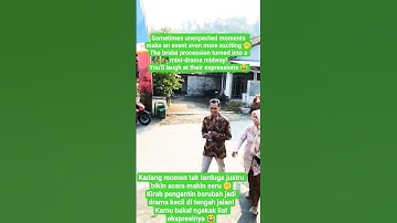 Pengantin Wanita Malah Kecantol Lelaki Lain Saat Kirab! Momen Tak Terduga Bikin Heboh 😳💍#shorts