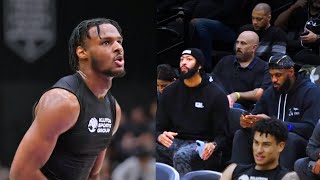 Bronny James IMPRESSES At NBA Lakers Pro Day Infront Of LeBron And AD   l Highlights l May 23, 2024