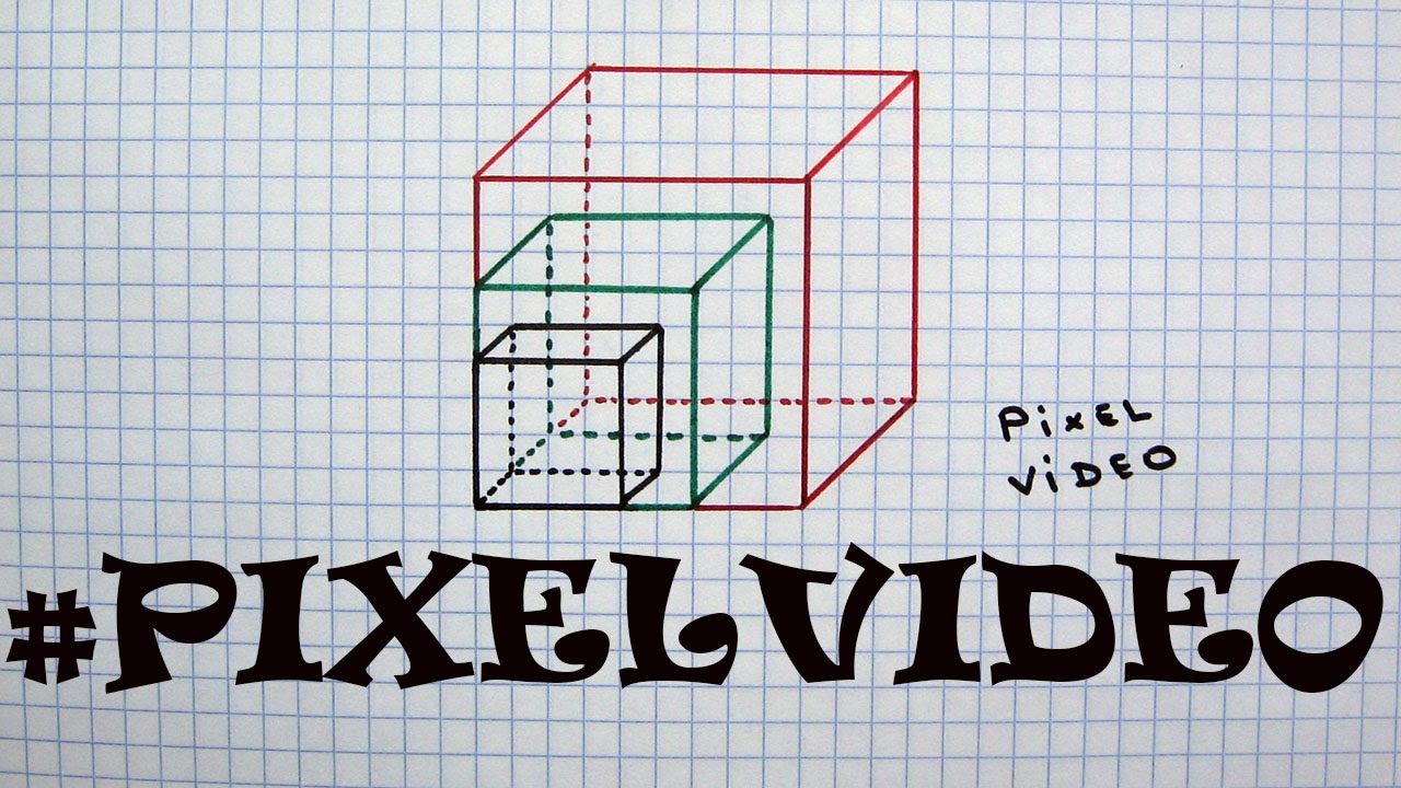 Как нарисовать куб карандашом поэтапно для начинающих по клеточкам