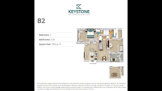 Keystone at Castle Hills | Floor Plan - B2 | Apt: 1112