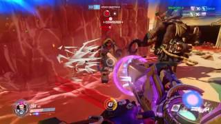 Overwatch Decent Attack on Full Party on Competitive
