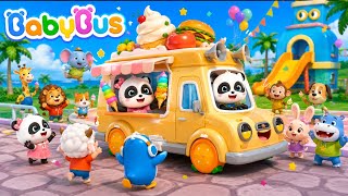 🚌🍦 BabyBus Ice Cream Truck Adventure 🌈 | Fun Panda Food Truck Game for Kids! screenshot 2