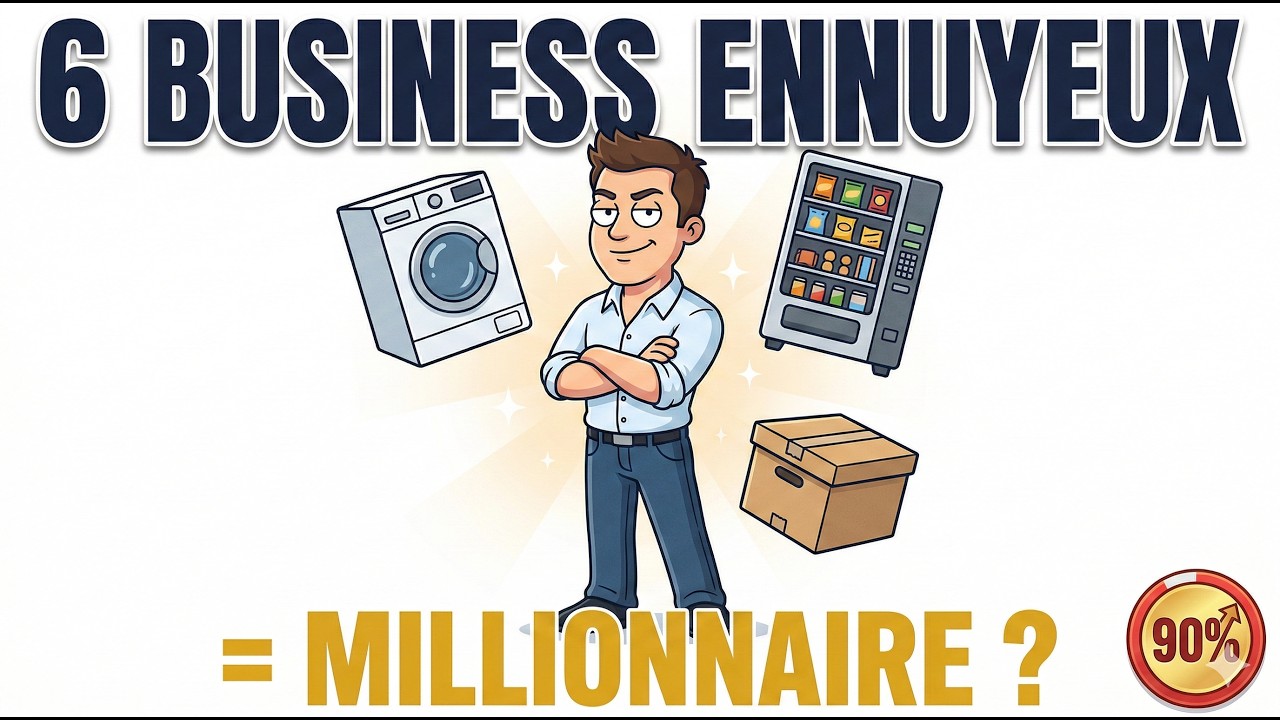 Les 6 Business Les Plus ENNUYEUX Qui Rendent Riche (90% Réussite)