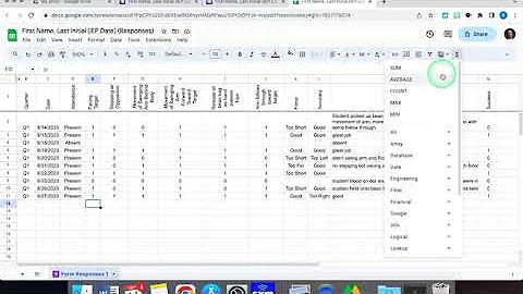 Using/Creating a Google Form for IEP Data Collection