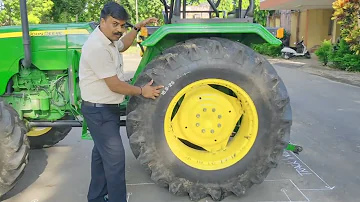 Jak se měří rozchod kol na traktoru?