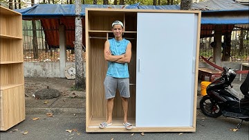 Tủ quần áo Cửa Lùa gỗ đẹp giá rẻ MẪU MỚI 2022