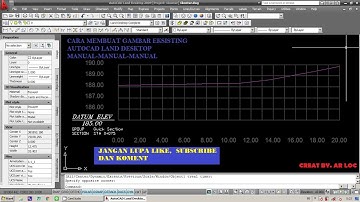 cara buat exsisting jalan (autocad land desktop) #3