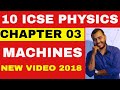 ICSE Class 10th PHYSICS: MACHINES 07: SUMMARY