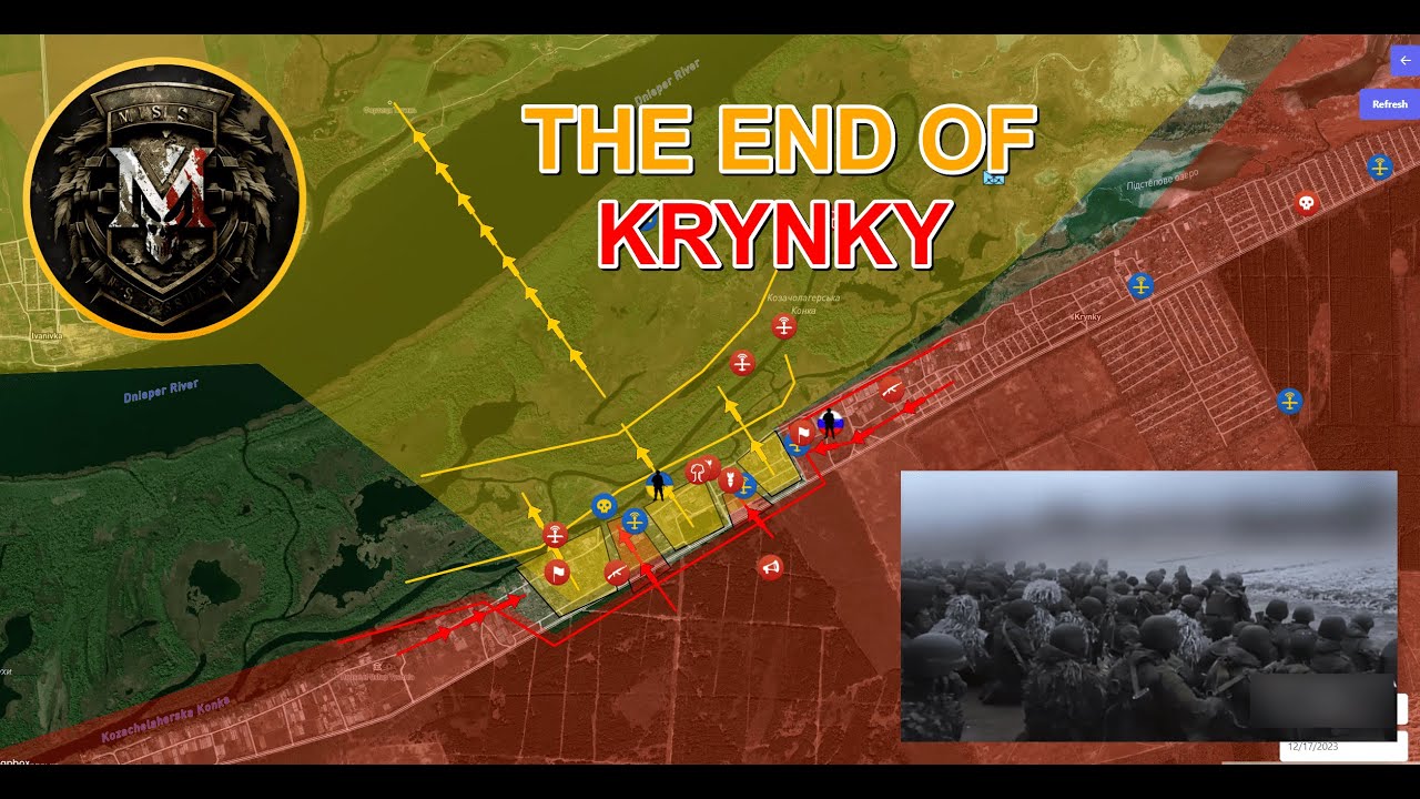 The Russians Broke Through The Defense In Krynky And Cut The Bridgehead. Military Summary 2023.12.20