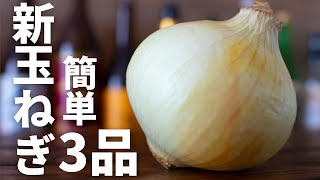 新玉ねぎを使った簡単おつまみレシピ3品～3 seasonal onion dishes～