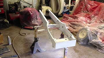 cub cadet 1450 resto/refurb part 4 mixing paint plus spraying frame