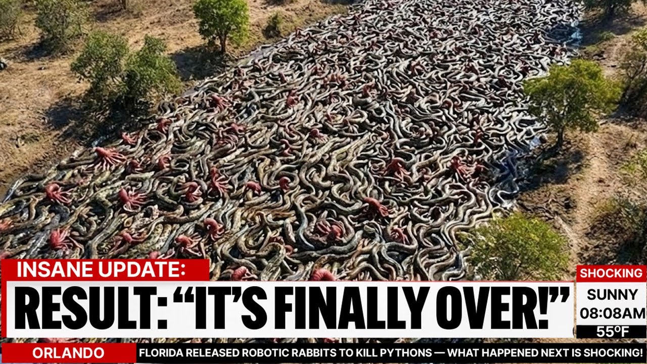Florida Released Robotic Rabbits to Kill Pythons â What Happened Next Is SHOCKING!