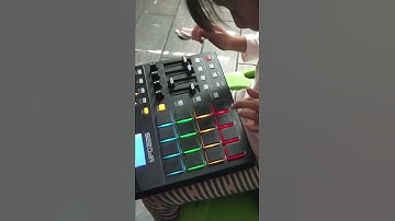 Thumbnail of 8 yr old making a beat on Akai mpd 226