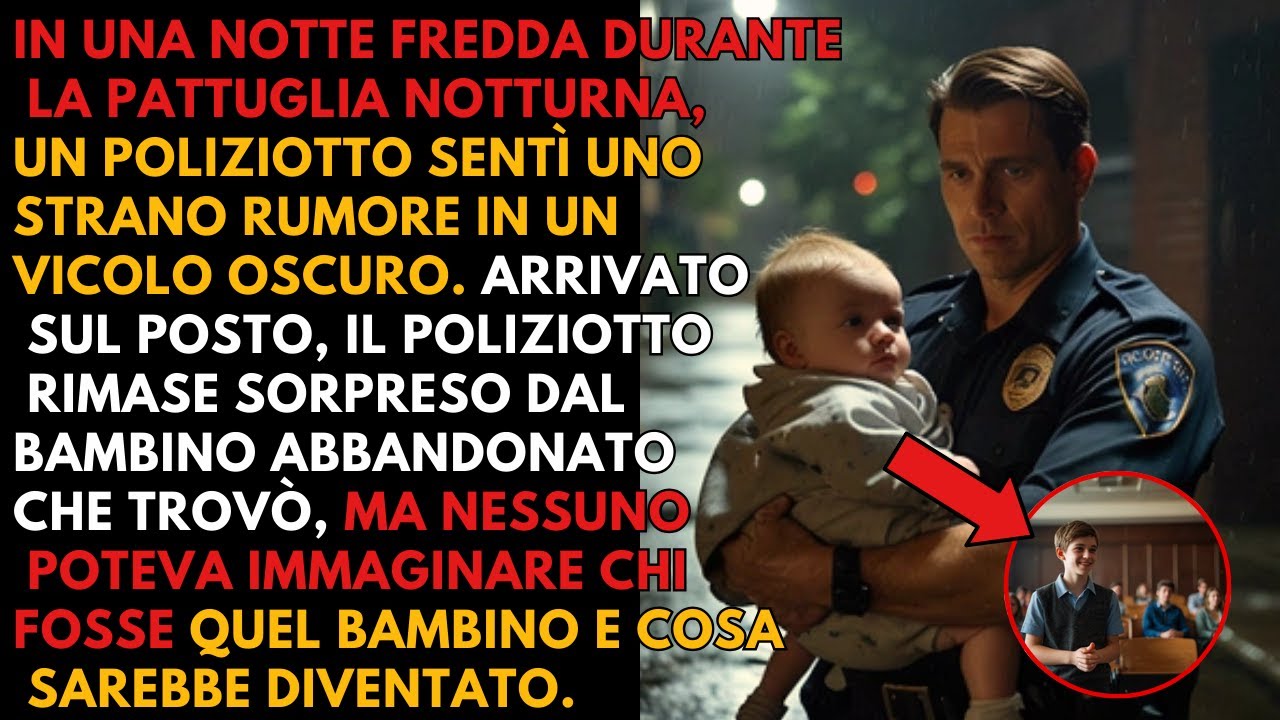 Un bambino è stato trovato abbandonato da un poliziotto e accadde ...