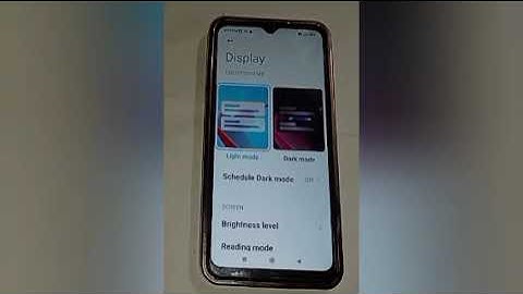 how to on reading mode in redmi 9 a,on reading mode setting