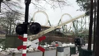 Stoomtrein Steam Train Around Efteling POV - Full Journey