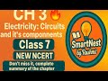 Don’t miss this easy & clear explanation of Ch 3 Electricity & Circuits.Perfect for exam preparation