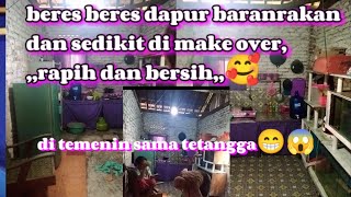 beres beres dapur berantakan menjadi bersih rapi, dan make over tipis" dapur ungu @SusyAZahra