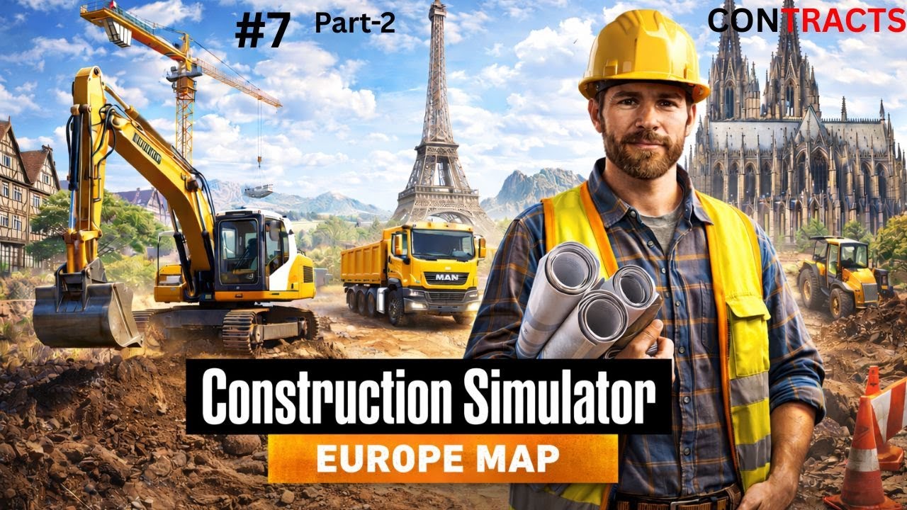 CONTRACT : PARKING LOT - PART 2 || CONSTRUCTION SIMULATOR 2022 || CONTRACT#7 (Part-2)