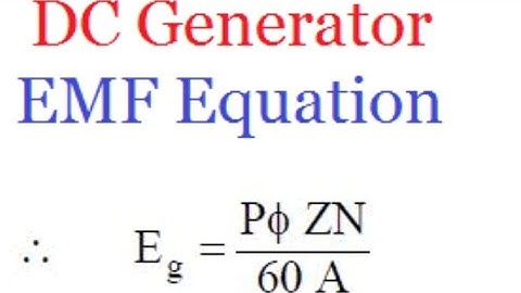 EMF EQUATION OF DC GENERATOR | part 3|
