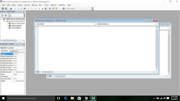 Excel VBA Tutorial 3 : Referencing Range