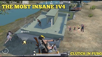The Most Insane 1v4 Clutch in PUBG History!