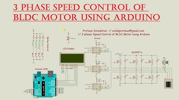 3 Phase Speed Control of BLDC Motor using Arduino