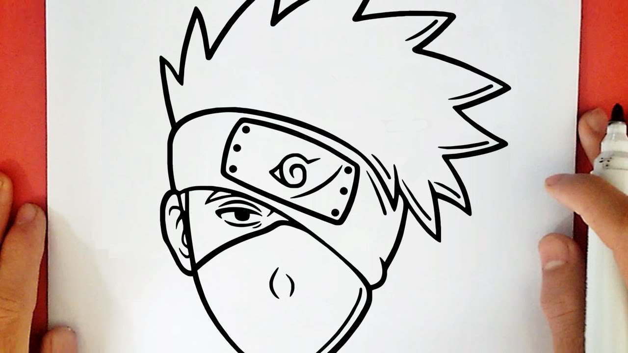 como DESENHAR O kakashi PEQUENO ✓✓ 