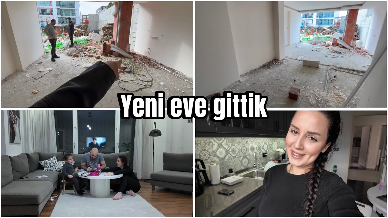 YENİ EVE BAKMAYA GİTTİK-Birlikte evi gezelim-Ne zaman bitecek?-İftar Hazırlığı-Ailece Oyunlarımız
