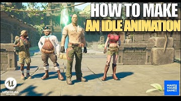 How To Make Idle Animation In Unreal Engine 5 - Tutorials For Begginers