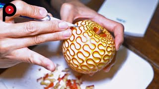 フルーツカービング Evolutionary Fruit Carving by Tomoko Sato