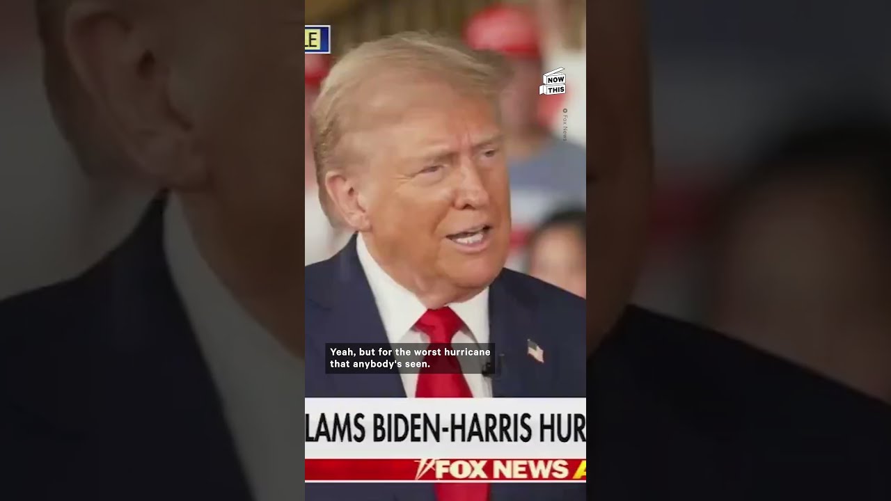 Donald Trump Lies About The Biden Harris Hurricane Response