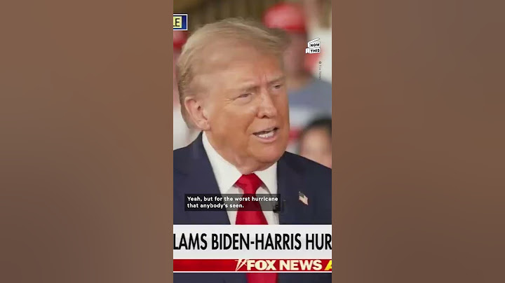 Donald Trump Lies About the Biden-Harris Hurricane Response