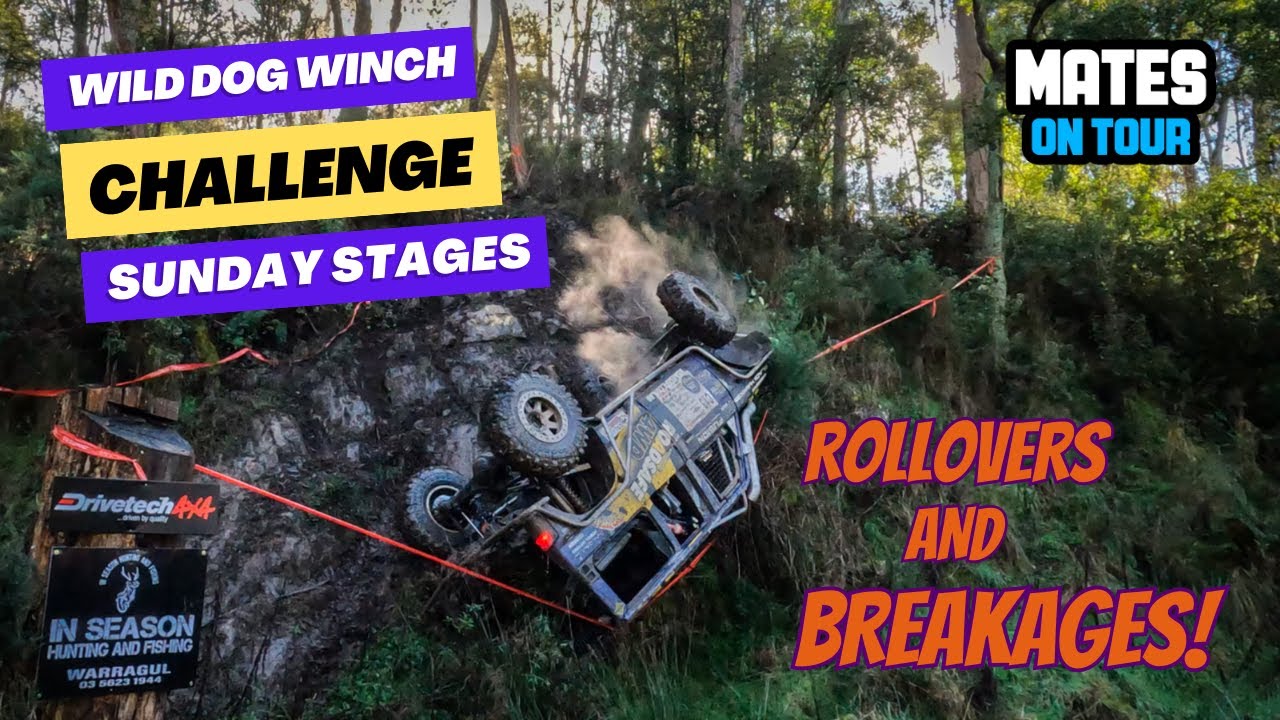 Rollovers At Wild Dog Winch Challenge!