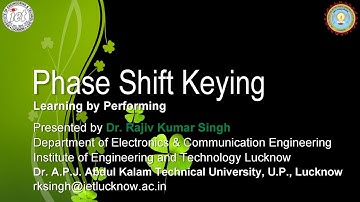Phase Shift Keying modulator and demodulator lab experiment