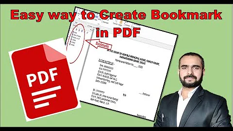 How to create Bookmark in PDF File in Hindi II By Advocate Vikrant Hudda