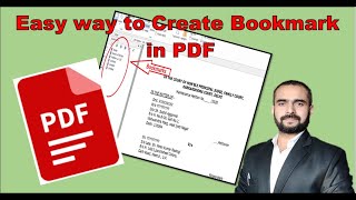 How to create Bookmark in PDF File in Hindi II By Advocate Vikrant Hudda screenshot 3