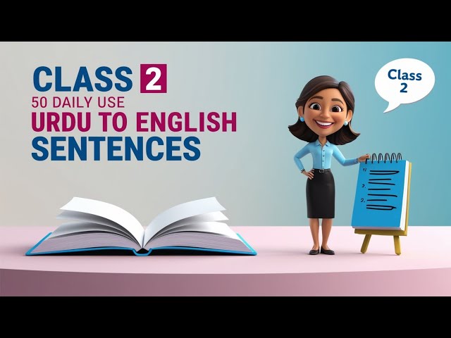 50 Daily Use English Sentences for Everyday Conversations | Class 2 | English with Namal
