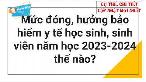 Bảo hiểm học sinh sinh viên là gì năm 2024