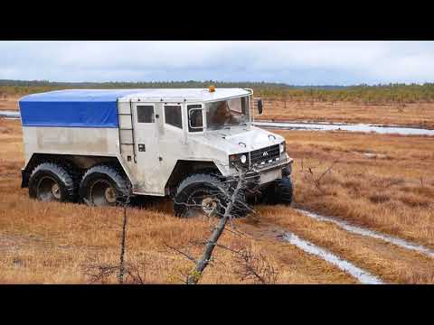 Видео: ТЕСТ ДРАЙВ: ТРОМ-8, ШЕРП, БУРЛАК, ТРОМ-2, ЯМАЛ вездеходов для   РОСНЕФТЬ на  месторождение