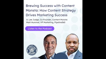 Brewing Success with Content Monsta: How Content Strategy Drives Marketing Success