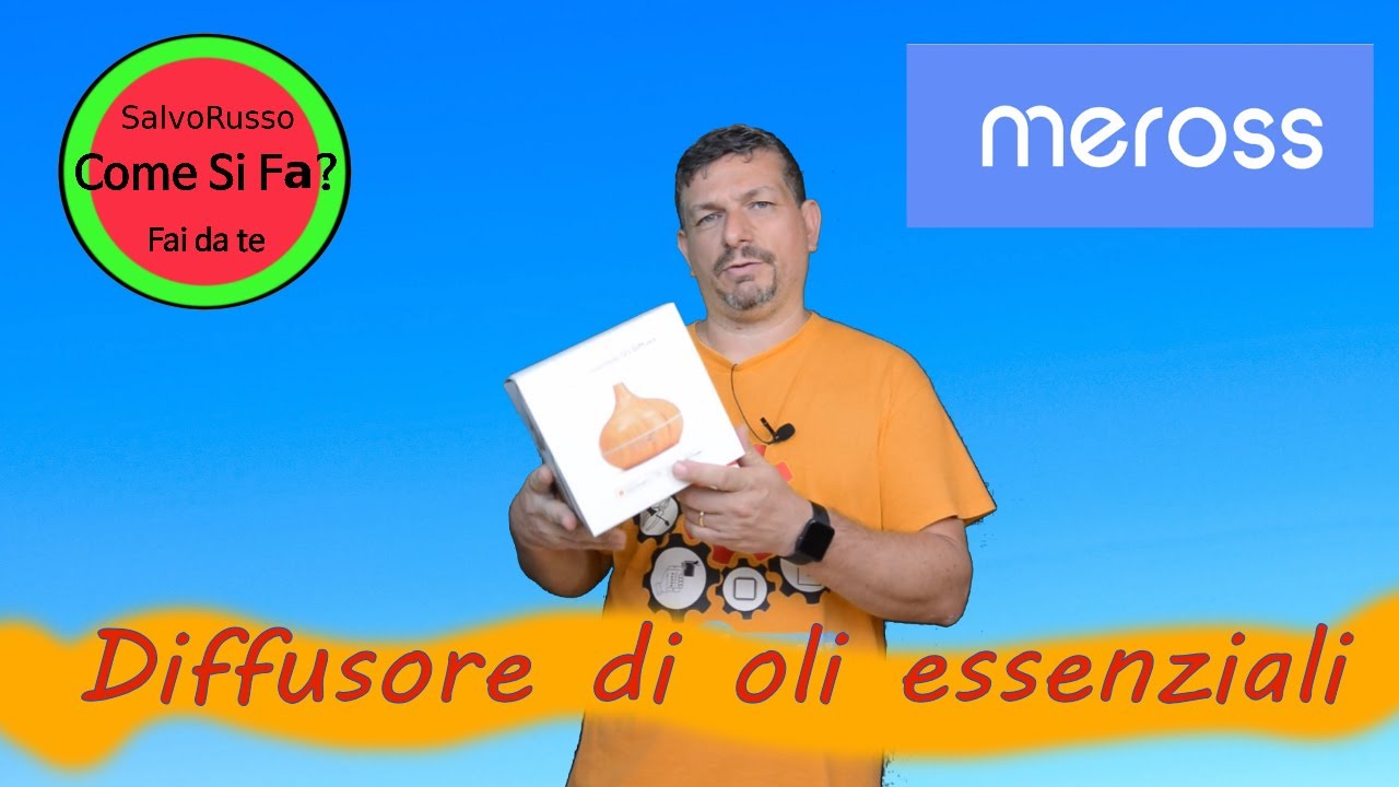 Meross Diffusore di oli essenziali con Apple HomeKit, Diffusore di aromi ad ultrasuoni con Luce LED