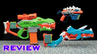 [REVIEW] Nerf DinoSquad | Rex-Rampage, Tricera-Blast, & Stego-Smash