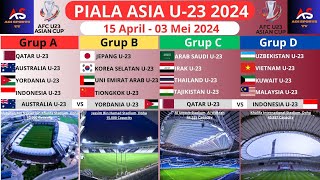 INDONESIA U-23 VS QATAR U-23 ~ JADWAL PIALA ASIA U-23 QATAR