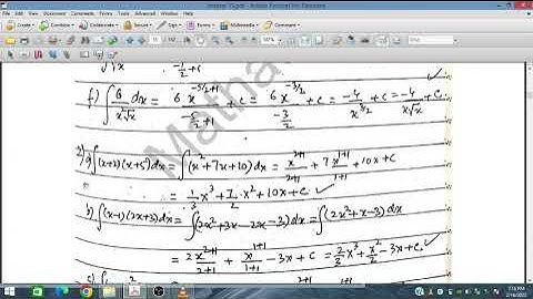 Ex 15.2, Integration of (ax+b)^n functions, Addition Mathematics 4037, IGCSE and O level