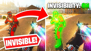 Invisible HACKERS 1v1 in WARZONE! (INSANE Final Circle)