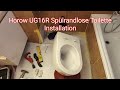 HOROW UG16R Spülrandlose Toilette installieren#toiletten #hygiene#installation#DIY#superspin#horow