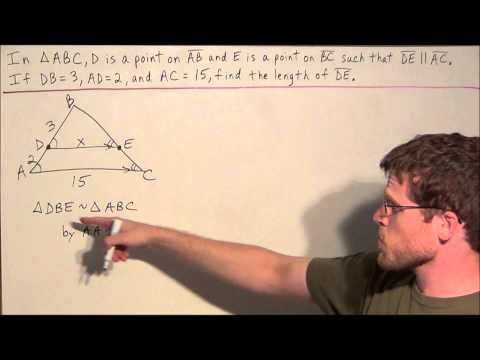 Video: Hur Man Hittar Likhetskoefficienten För Trianglar