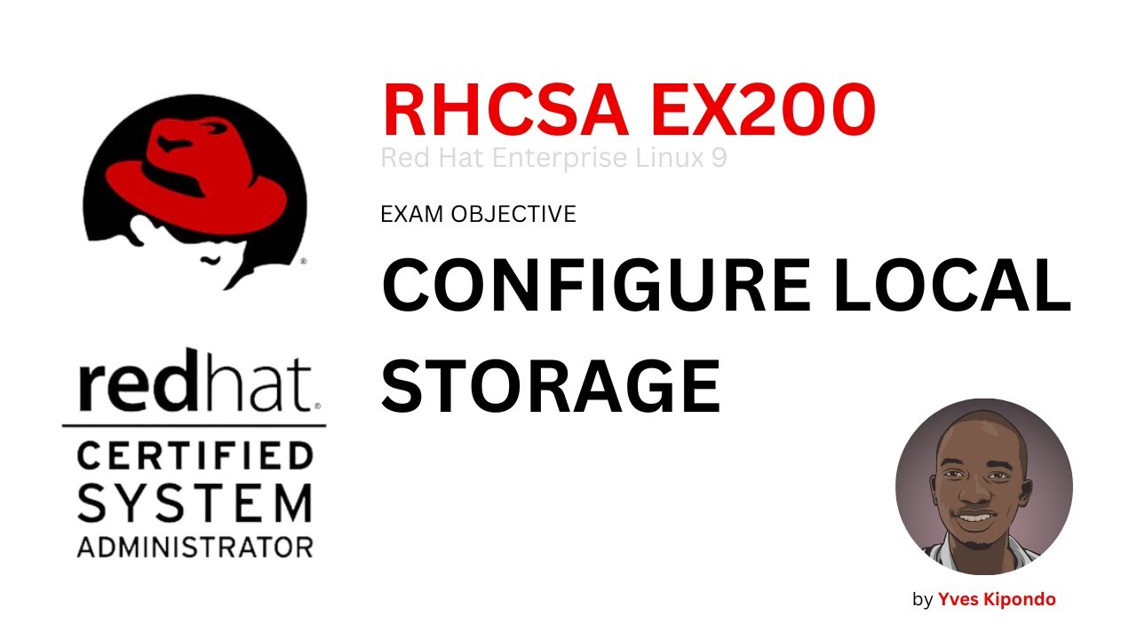 RHCSA - RHEL9 Practice on objective configure local storage - YouTube